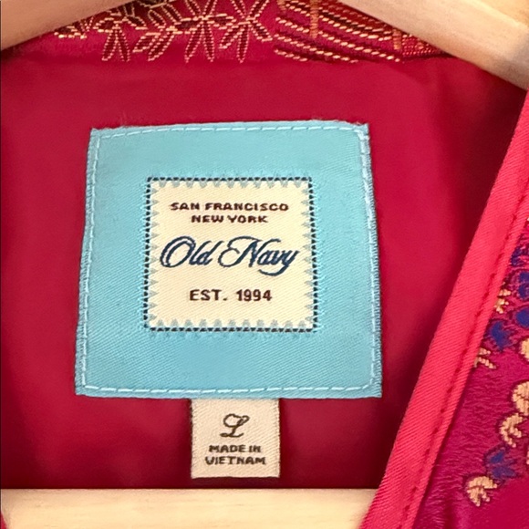 Old Navy Vibrant pink Patterned Jacket - Picture 2 of 5